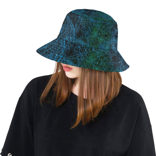 System Network Connection All Over Print Bucket Hat