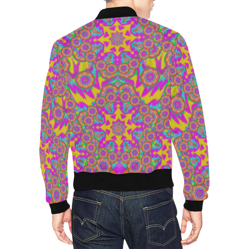 shine like a star in star shine All Over Print Bomber Jacket for Men/Large Size (Model H19)