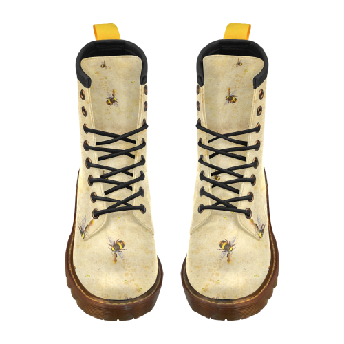 Daisy's Bees High Grade PU Leather Martin Boots For Women Model 402H