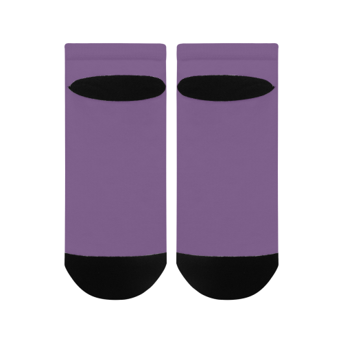 color purple 3515U Men's Ankle Socks