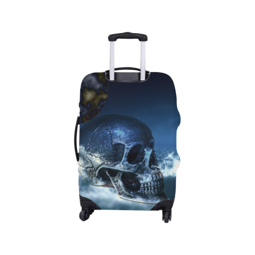 Skull and Moon Luggage Cover/Small 18"-21"