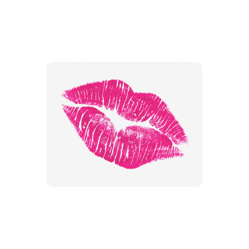 Kissing Lips Rectangle Mousepad
