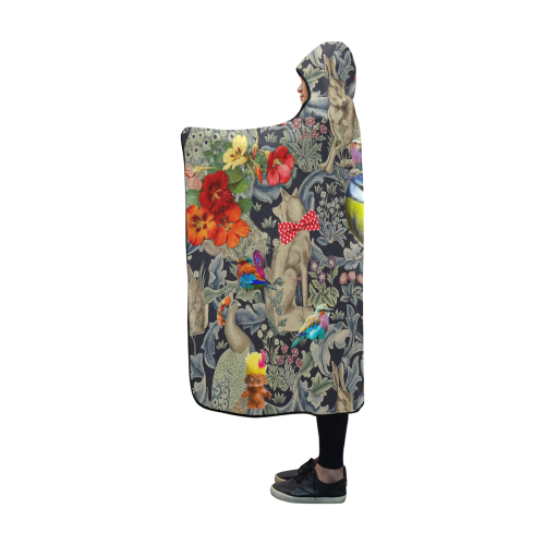 And Another Thing (bird) Hooded Blanket 60''x50''