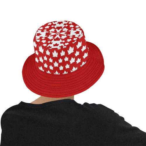 Fun Canada Bucket Hats All Over Print Bucket Hat for Men