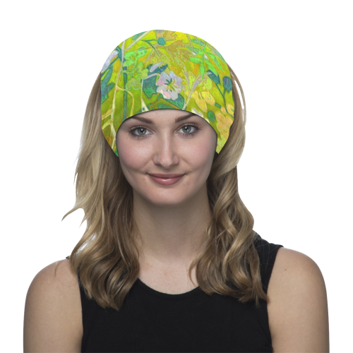 floral 1 retro abstract Multifunctional Headwear