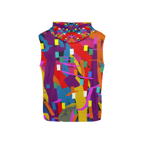 CONFETTI NIGHTS 2 All Over Print Sleeveless Hoodie for Kid (Model H15)