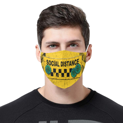 social distance community face mask 3D Mouth Mask with Drawstring (30 Filters Included) (Model M04) (Non-medical Products)