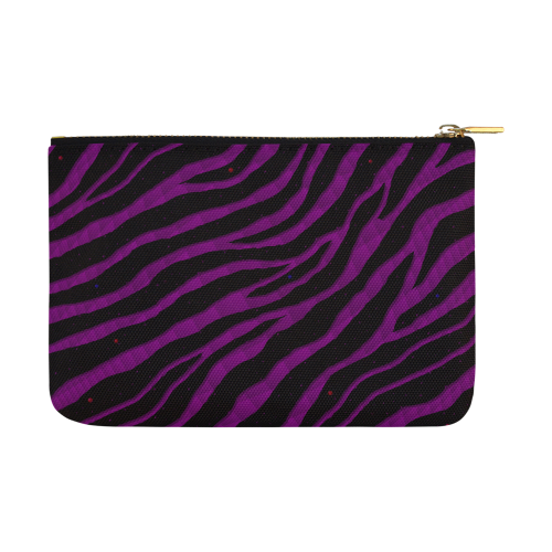 Ripped SpaceTime Stripes - Purple Carry-All Pouch 12.5''x8.5''