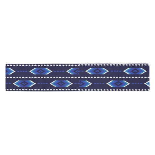 Aztec - Blue Table Runner 14x72 inch