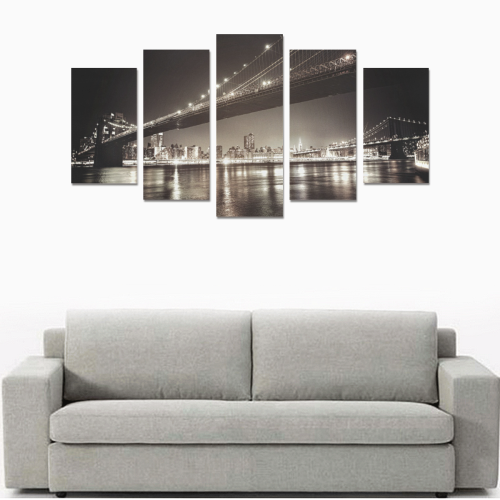 The Brooklyn bridge Canvas Print Sets A (No Frame)