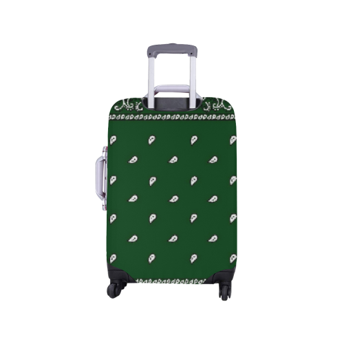 KERCHIEF PATTERN GREEN Luggage Cover/Small 18"-21"