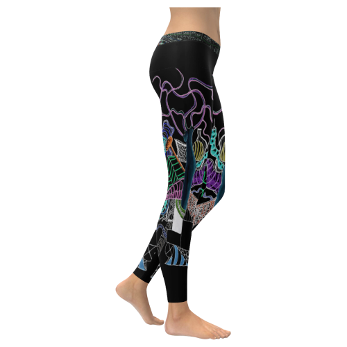 Growth Women's Low Rise Leggings (Invisible Stitch) (Model L05)