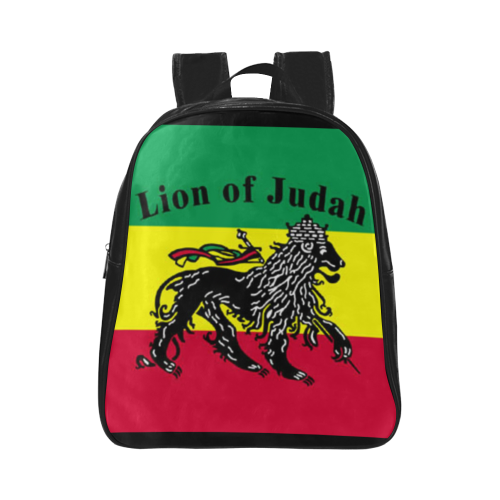 RASTA LION OF JUDAH School Backpack (Model 1601)(Small)