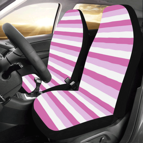 Pink Stripes Car Seat Covers (Set of 2)