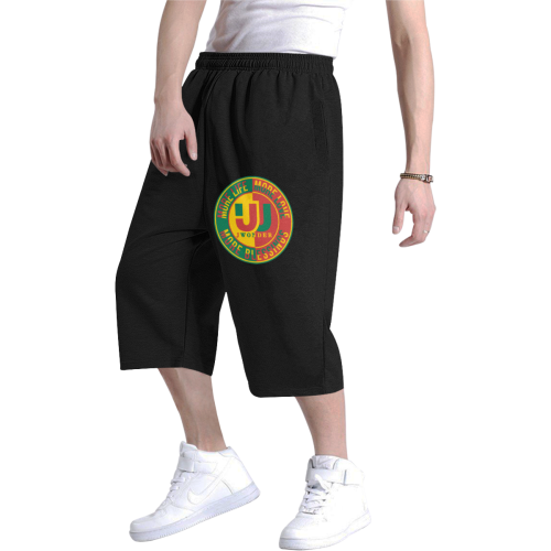 more-life-more1_file_embroidery_apparel_front Men's All Over Print Baggy Shorts (Model L37)