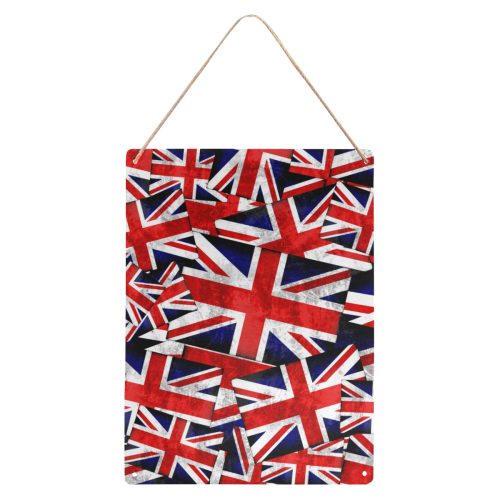 Union Jack British UK Flag Metal Tin Sign 12"x16"