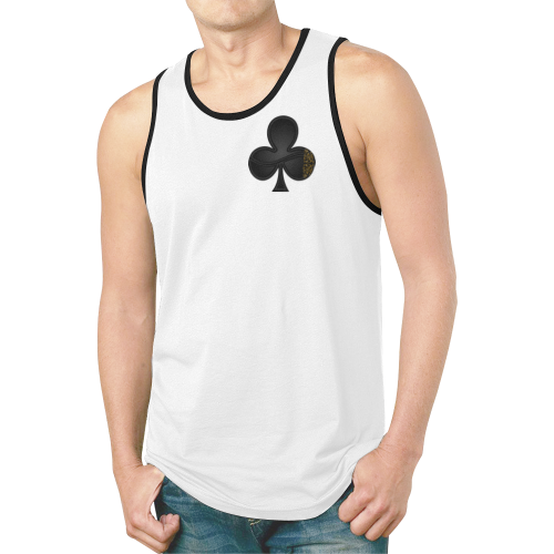 Club Las Vegas Symbol Playing Card Shape New All Over Print Tank Top for Men (Model T46)