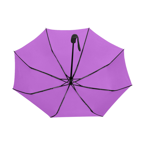 color medium orchid Anti-UV Auto-Foldable Umbrella (Underside Printing) (U06)