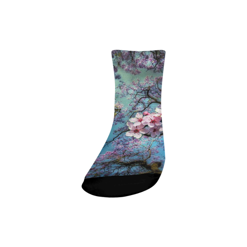 Cherry blossomL Quarter Socks