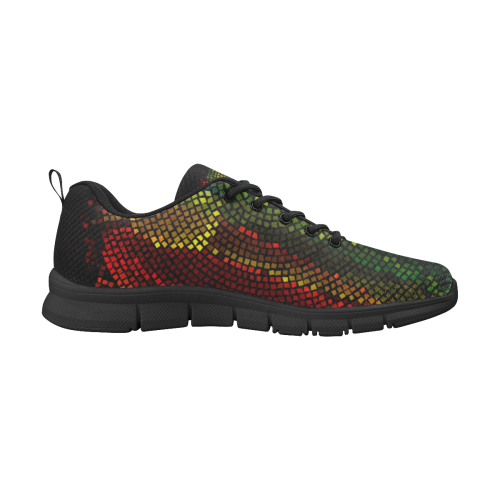 Rainbow by Nico Bielow Men's Breathable Running Shoes (Model 055)