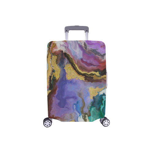 colorful marble Luggage Cover/Small 18"-21"