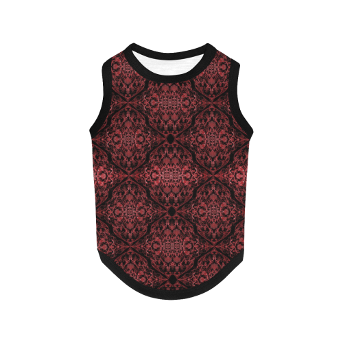 flowers 10v All Over Print Pet Tank Top