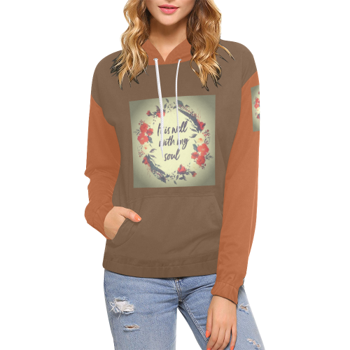3266 All Over Print Hoodie for Women (USA Size) (Model H13)