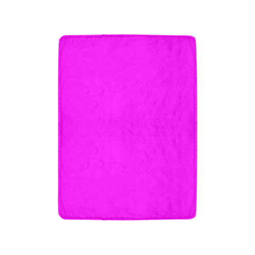 color fuchsia / magenta Ultra-Soft Micro Fleece Blanket 30''x40''