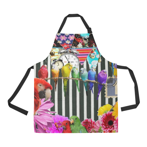 Birds and Bunting All Over Print Apron
