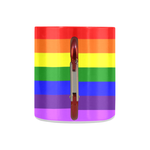 Rainbow Flag (Gay Pride - LGBTQIA+) Classic Insulated Mug(10.3OZ)