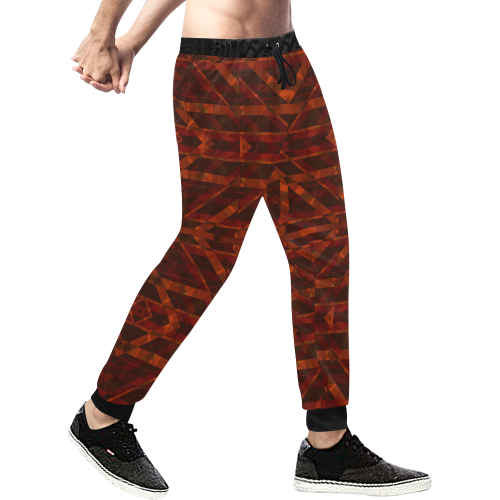Sci Fi Horror Geometric design Men's All Over Print Sweatpants (Model L11)