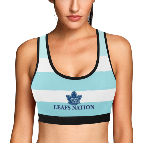Maple Leafs Women's All Over Print Sports Bra (Model T52)