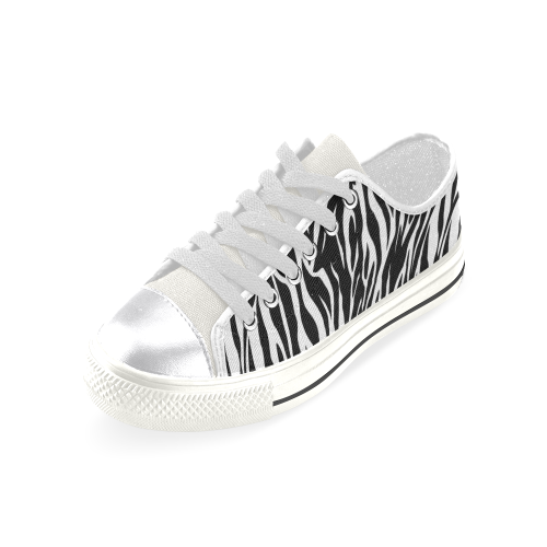 zebra Women's Classic Canvas Shoes (Model 018)