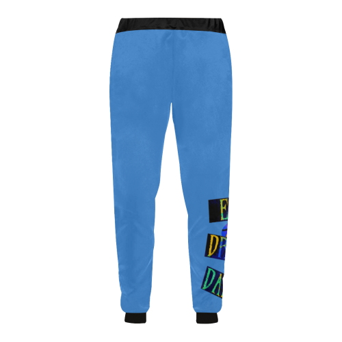Break Dancing Colorful / Blue Unisex All Over Print Sweatpants (Model L11)