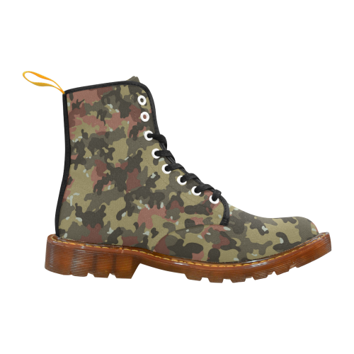CAMOUFLAGE-WOODLAND Martin Boots For Women Model 1203H