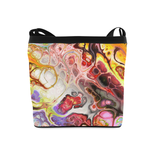 Colorful Marble Design Crossbody Bags (Model 1613)