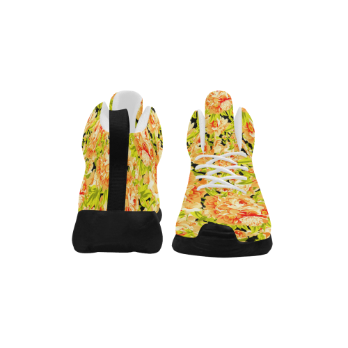 Colorful Flower Pattern Women's Chukka Training Shoes/Large Size (Model 57502)