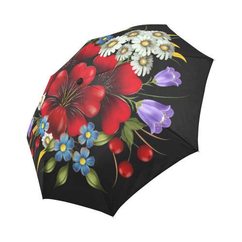 Bouquet Of Flowers Auto-Foldable Umbrella (Model U04)