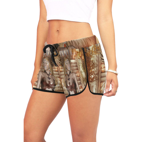 Beautiful fairy Women's All Over Print Relaxed Shorts (Model L19)