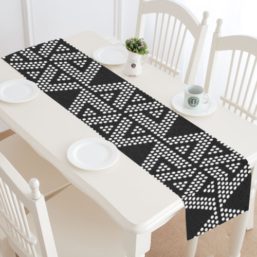 Polka Dots Party Table Runner 14x72 inch