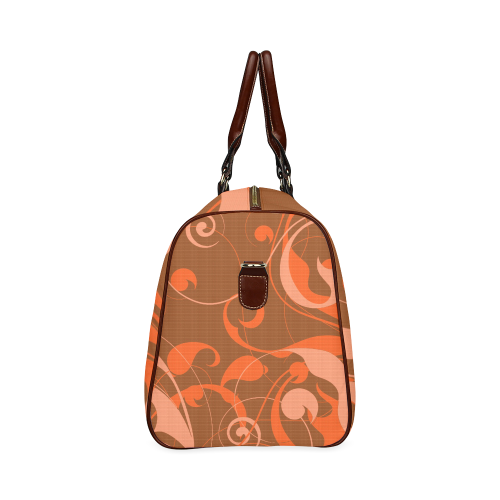 FLORAL DESIGN 7 Waterproof Travel Bag/Small (Model 1639)
