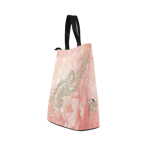 Wonderful flowers Nylon Lunch Tote Bag (Model 1670)