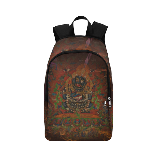 Tibetan Buddhism Mahakala Fabric Backpack for Adult (Model 1659)