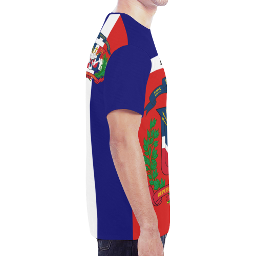 Dominican Rep Men's Flag Tee New All Over Print T-shirt for Men (Model T45)