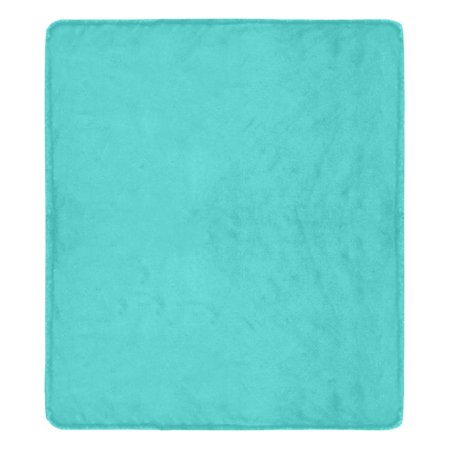 color medium turquoise Ultra-Soft Micro Fleece Blanket 70''x80''