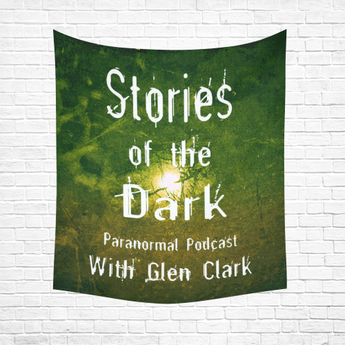 Stories of the Dark with Glen Clark Cotton Linen Wall Tapestry 51"x 60"