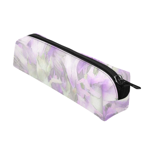 Romantic pastel floral,lilac by JamColors Pencil Pouch/Small (Model 1681)