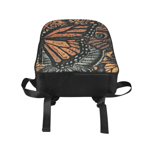 Monarch Collage Popular Fabric Backpack (Model 1683)