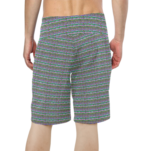 Horizon Plaide Men's All Over Print Board Shorts (Model L16)