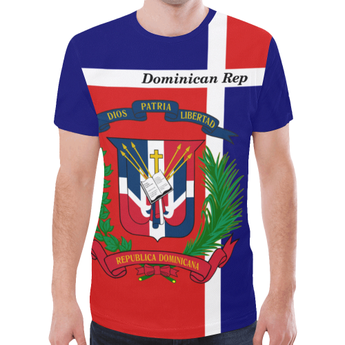Dominican Rep Men's Flag Tee New All Over Print T-shirt for Men (Model T45)